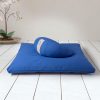 kit meditacion zafu redondo + base azul